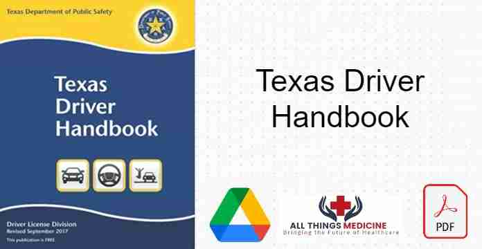 Texas Driver Handbook PDF