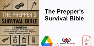 The Prepper's Survival Bible pdf