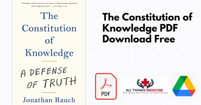 The Constitution of Knowledge PDF