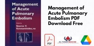 Management of Acute Pulmonary Embolism PDF