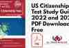 US Citizenship Test Study Guide 2022 and 2023 PDF