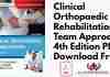 Clinical Orthopaedic Rehabilitation: A Team Approach 4th Edition PDF