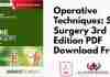 Operative Techniques: Spine Surgery 3rd Edition PDF