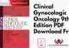 Clinical Gynecologic Oncology 9th Edition PDF