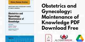 Obstetrics and Gynecology: Maintenance of Knowledge PDF