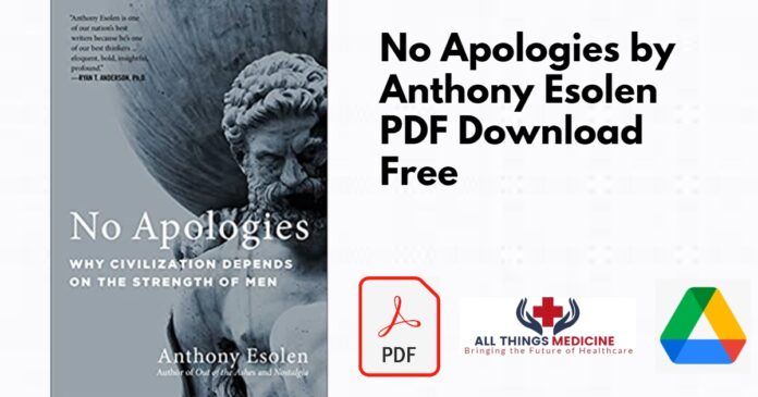 No Apologies by Anthony Esolen PDF