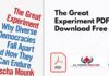 The Great Experiment PDF