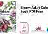 Bloom Adult Coloring Book PDF