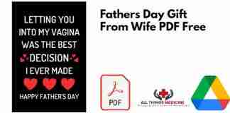Fathers Day Gift From Wife PDF
