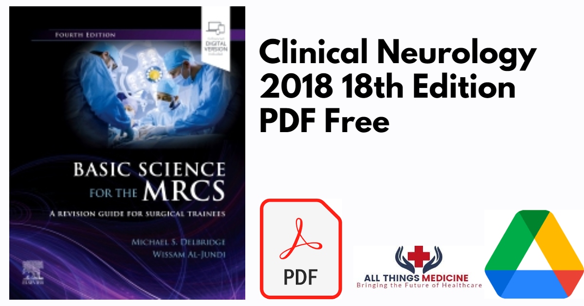 Clinical Neurology 2018 18th Edition PDF