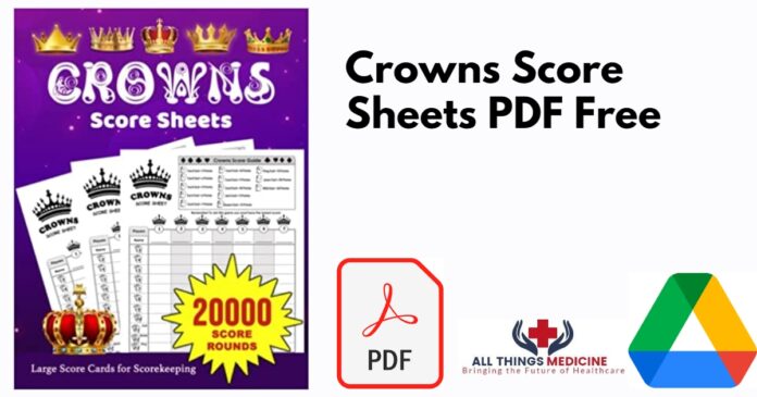 Crowns Score Sheets PDF