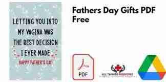 Fathers Day Gifts PDF
