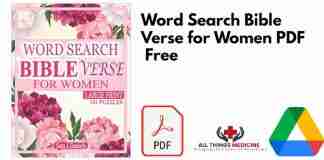 Word Search Bible Verse for Women PDF