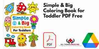 Simple & Big Coloring Book for Toddler PDF