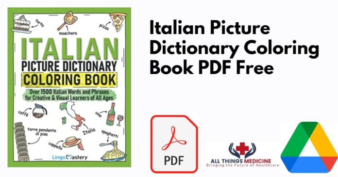 Italian Picture Dictionary Coloring Book PDF