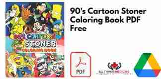 90s Cartoon Stoner Coloring Book PDF