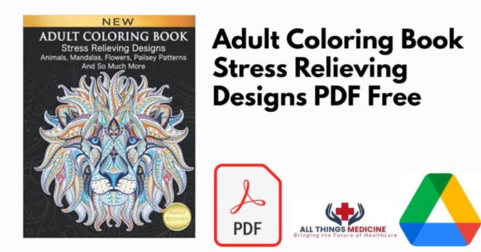 Adult Coloring Book Stress Relieving Designs PDF