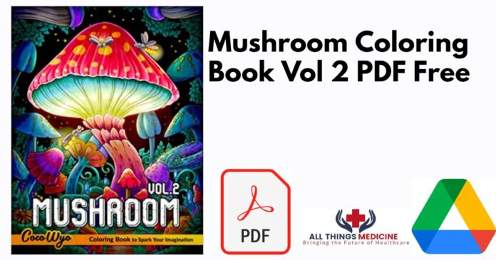Mushroom Coloring Book Vol 2 PDF