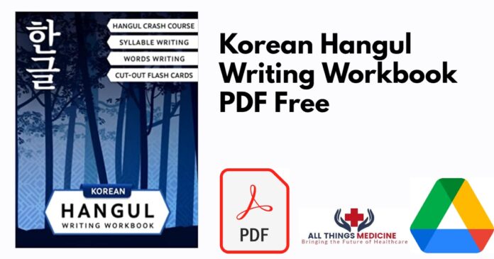 Korean Hangul Writing Workbook PDF