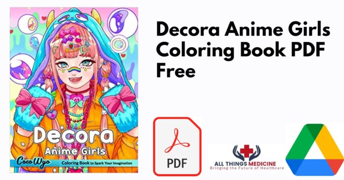 Decora Anime Girls Coloring Book PDF