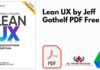 Lean UX by Jeff Gothelf PDF