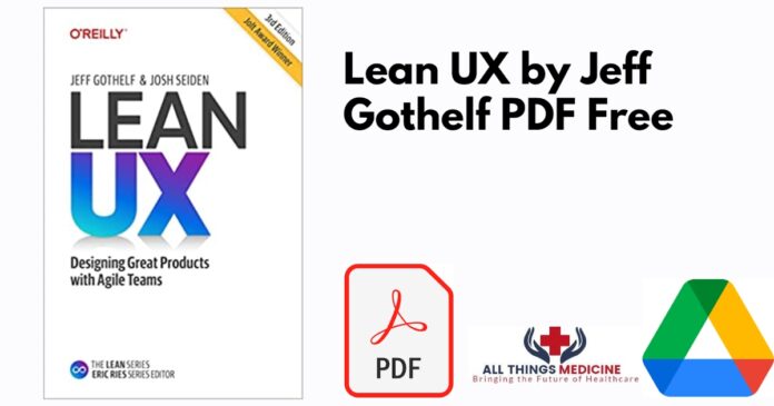 Lean UX by Jeff Gothelf PDF