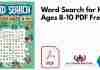 Word Search for Kids Ages 8-10 PDF
