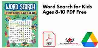 Word Search for Kids Ages 8-10 PDF