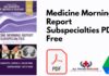 Medicine Morning Report Subspecialties PDF