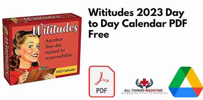 Wititudes 2023 Day to Day Calendar PDF