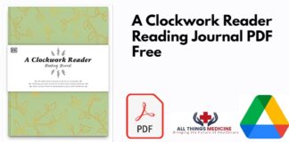 A Clockwork Reader Reading Journal PDF