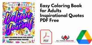 Easy Coloring Book for Adults Inspirational Quotes PDF