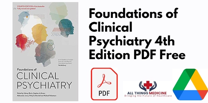 Foundations of Clinical Psychiatry 4th Edition PDF
