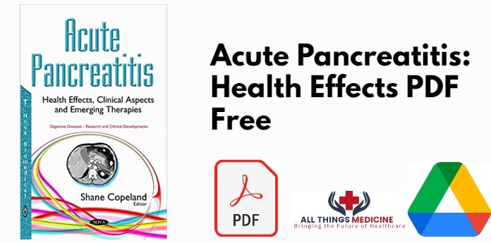 Acute Pancreatitis: Health Effects PDF