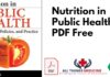 Nutrition in Public Health2nd Edition PDF