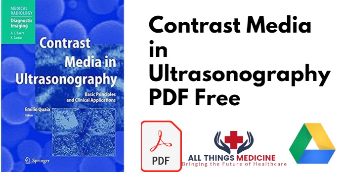 Contrast Media in Ultrasonography PDF Free Download