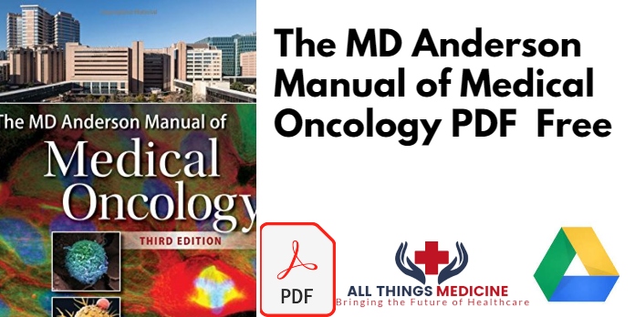 The MD Anderson Manual of Medical Oncology PDF Free Download