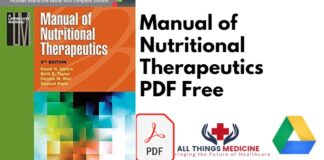 Manual of Nutritional Therapeutics PDF Free Download