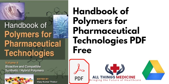 Handbook of Polymers for Pharmaceutical Technologies PDF Free Download