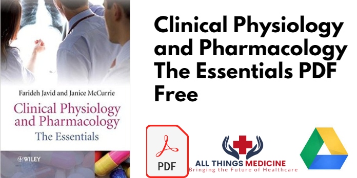 Clinical Physiology and Pharmacology The Essentials PDF Free Download