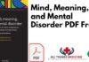 Mind Meaning and Mental Disorder 2nd Edition PDF
