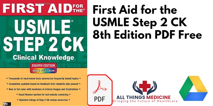 First Aid for the USMLE Step 2 CK 8th Edition PDF Free Download
