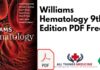 Williams Hematology 9th Edition PDF Free Download