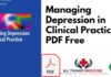 Managing Depression in Clinical Practice PDF Free