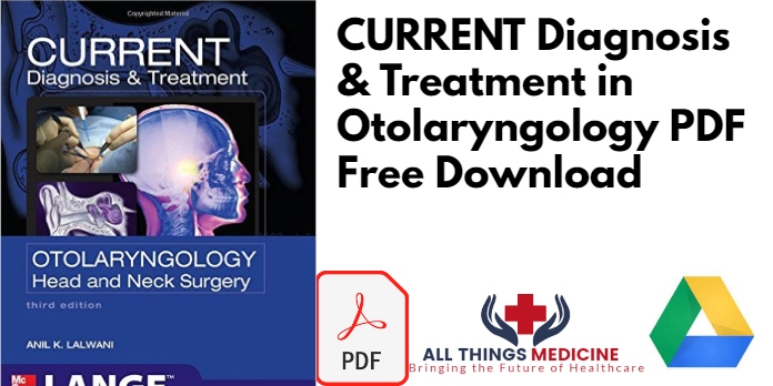 CURRENT Diagnosis & Treatment in Otolaryngology PDF Free Download