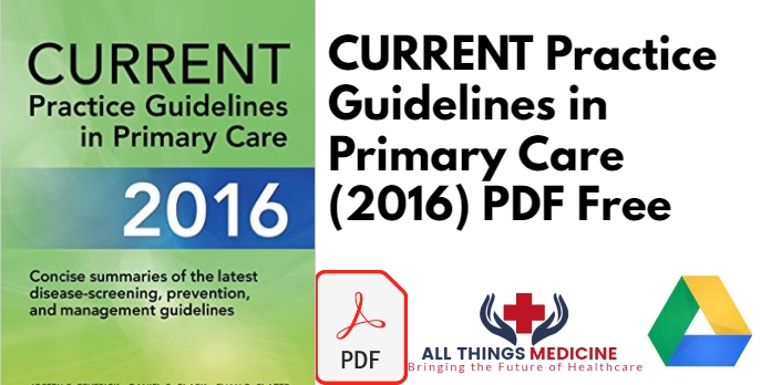 CURRENT Practice Guidelines in Primary Care (2016) PDF Free Download