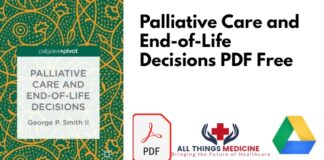 Palliative Care and End of Life Decisions PDF