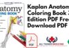 Kaplan Anatomy Coloring Book 3rd Edition PDF Free Download
