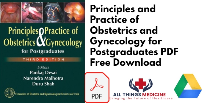 Principles and Practice of Obstetrics and Gynecology for Postgraduates PDF Free Download