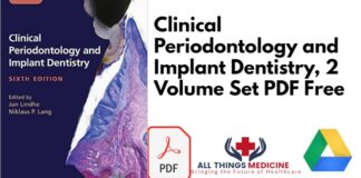 Clinical Periodontology and Implant Dentistry 2 Volume Set PDF Free Download